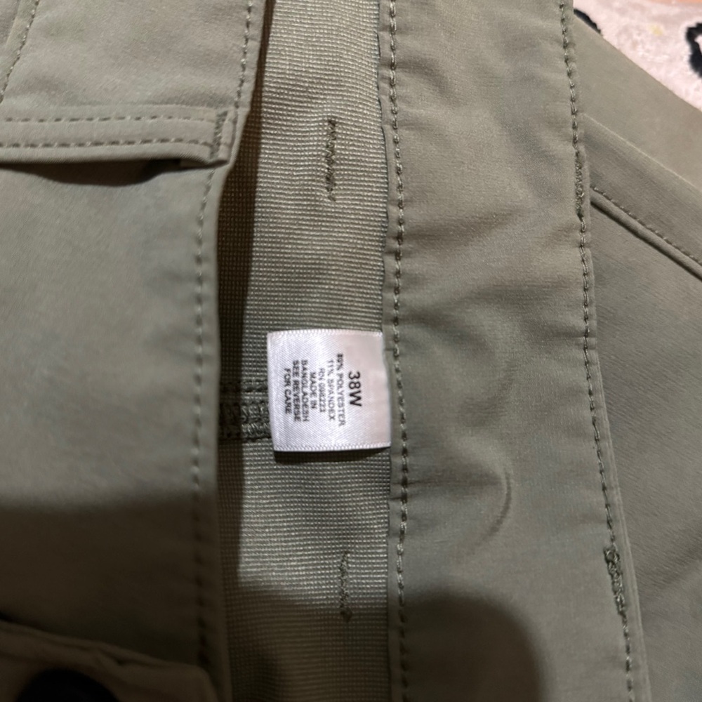 Olive Green Casual Pants - Picture 3 of 5